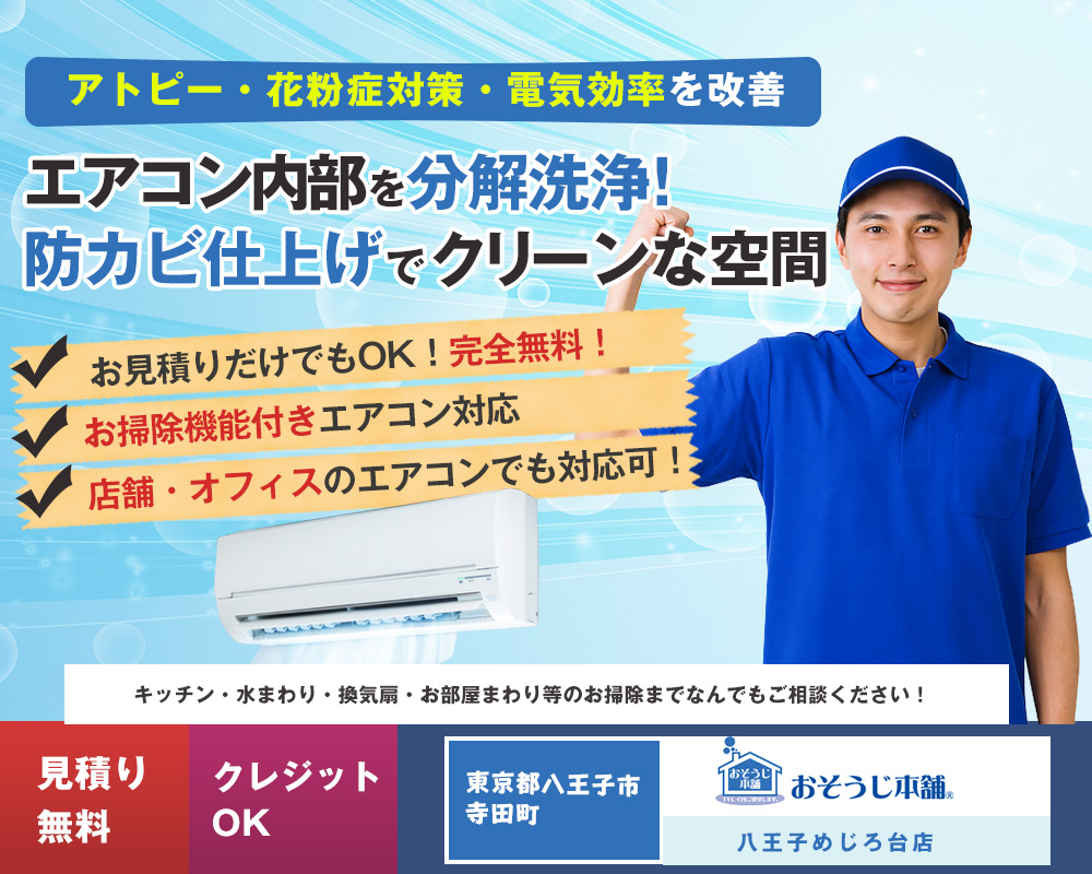 エアコン内部を分解洗浄!防カビ仕上げでクリーンな空間